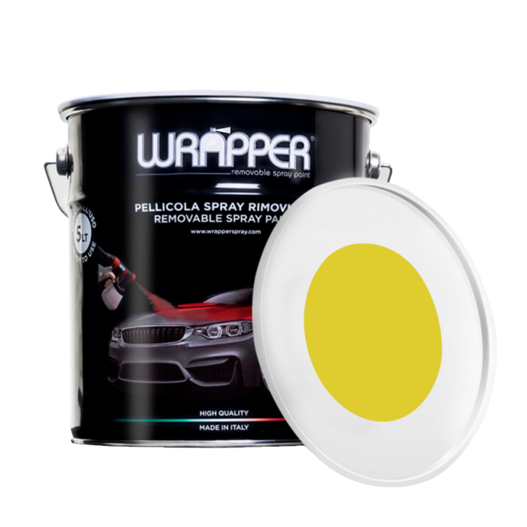 Wrapperspray Verkeersgeel 5 Liter - Hoogwaardige Spray voor Auto Wrappen