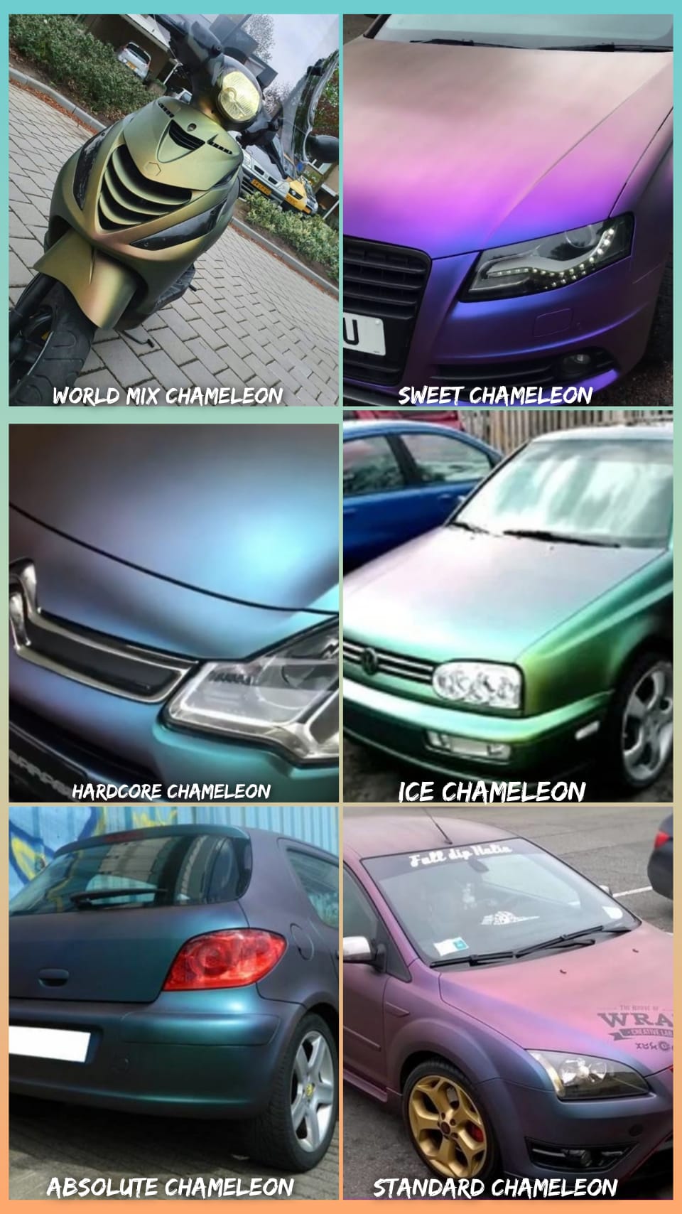 Chameleon Auto Spraywrap – Kleuren die Veranderen met het Licht | Auto Dippen vanaf €399